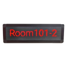 Pantalla LED de Pasillo / Doble Cara / Matriz 128×32 / Indicadores RGB / PoE / SIP / Montaje en Pared