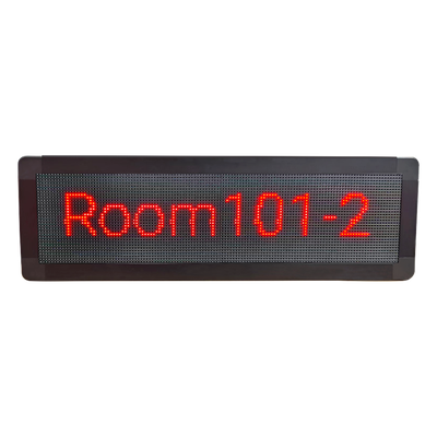 Pantalla LED de Pasillo para Hospital/Asilos, Doble Cara, Matriz 128×32, Indicadores RGB, Para Solución de Enfermería Fanvil