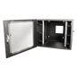 Gabinete de Pared Estándar de 19in, Abatible, de 12 UR, 610 mm de Profundidad, Color Negro
