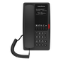 Teléfono IP Hotelero / 2 Líneas SIP / 5 Teclas Programables / Puerto USB-A de Carga / PoE 802.3af / Ethernet 10/100 / Audio HD Manos Libres