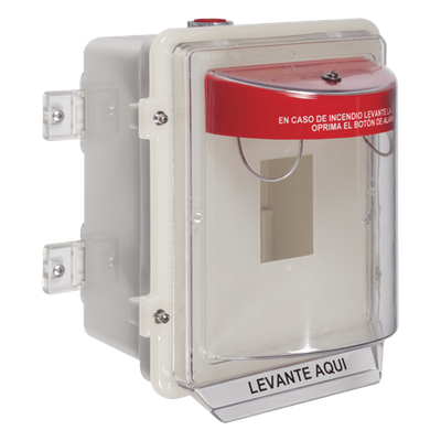 Protector Universal para Estación Manual, Fabricado en Policarbonato Súper Fuerte Para Uso en Exterior