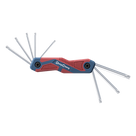 Juego de Llaves Hexagonales Torx® / 8 Piezas / Acero Cr-V / Diseño Navaja Compacto / T9 a T40
