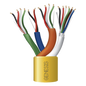 Carrete de Cable de 305 Metros (1000 Pies) / Color Amarillo / Compuesto por  6 x 22 AWG blindado, 4 x 18 AWG, 4 x 22 AWG, y 2 x 22 AWG / Para Aplicaciones en Control de Acceso