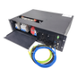 Rectificador de Energía AC 110 Vac / –48 V de Alta Eficiencia, 90 A y 5400 W, 3 UR para Telecomunicaciones como equipos OLTs Modulares / Cargador de Baterias de Litio