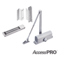 Kit para control de acceso incluye Chapa magnética de 600Lbs / Montajes L y Z / Cierra puerta para 45-65Kg.
