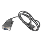 Convertidor USB a Serial / DB9 / 230 Kbps / Cable 1.5 m (4.9 ft) / Plug and Play / Windows 7 a 11