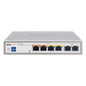 Switch PoE / Administración en la nube / Con 4 puertos 10/100 Mbps PoE af/at / 2 Puertos Uplink 10/100 Mbps / Presupuesto 60 W / PoE hasta 250 metros / Soporta protocolo ONVIF