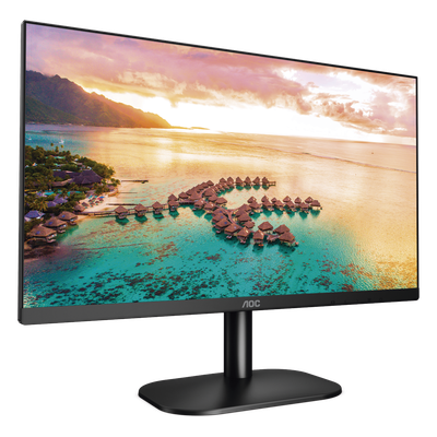Monitor LED de 23.8\" VESA, Resolución 1920 x 1080 Pixeles, Entradas de Video VGA/HDMI. Panel IPS LCD Backlight LED. Ultra Delgado