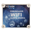 Comunicador WiFi para Alerta Sísmica / 2.4 GHz / 802.11 b/g/n / 2 Salidas de Contacto Seco / 12 VCD