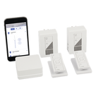 Kit Caseta Wireless / Smart Bridge / 2 atenuadores de clavija 120 V / 2 controles Pico / 2 bases de mesa / Alexa, Apple HomeKit y Asistente de Google