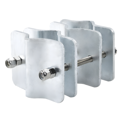 Herraje Adaptador de Mástil para Diámetros desde 3/4\" hasta 2-1/4\". Galv. en Caliente.