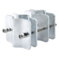 Herraje Adaptador de Mástil para Diámetros desde 3/4\" hasta 2-1/4\". Galv. en Caliente.