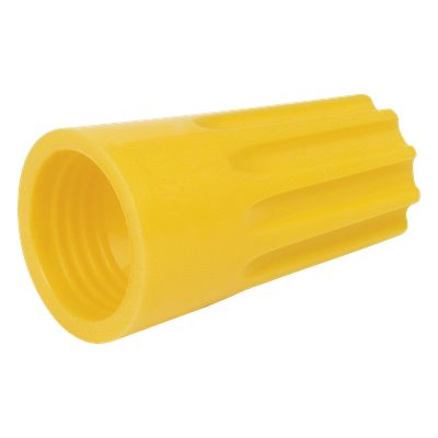 Capuchón roscable / 10 AWG / Amarillo / Paquete de 25 piezas.