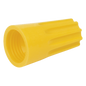 Capuchón roscable / 10 AWG / Amarillo / Paquete de 25 piezas.