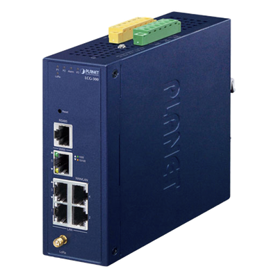 (LoRa) Gateway Industrial LoRaWAN con 5 puertos 10/100/1000T, Banda de 902 a 928 MHz,  Con 2 Entradas y Salidas Digitales