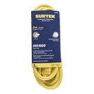 Extensión Eléctrica de Uso Rudo / Doble Aislamiento / 2 m (6.6 ft) / Calibre 16 AWG / 127 VCA 10 A / NEMA 1-15P