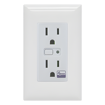 (ZWAVE) Tomacorriente con señal inalambrica Z-WAVE, compatible con HUB HC7, C8, puede ser un panel de alarma L5210, L7000 con Total Connect y Alarm.Com