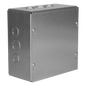 Caja Extra Grande 8\" x 8\" x 4\"/ Profundidad 4\"/Entradas Laterales-Finales 2 Entradas de 1/2\"- 3/4\" y 1 Entrada de 3/4\" - 1\" / Incluye tapa.