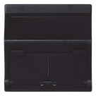 Placa Inclinada Voz y Datos / 2 Puertos Keystone RJ45 / Guardapolvos Integrados / IP20 / 108×52 mm / 4.25×2.05 in