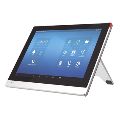 Monitor IP/SIP para interior con Android, Wi-Fi, pantalla táctil de 10.1\", audio de 2 vías, PoE, 8 interfaces de entrada de alarma.