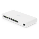 UISP Switch – Switch PoE Pasivo de 110 W (27 V) con 8 Puertos GbE y 1 Puerto SFP
