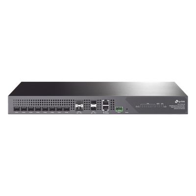 Deltra Stream - OLT de 8 Puertos XGSPON & GPON Combo / Conexión Hasta 2,048 ONUs / 2 Puerto 40G QSFP+ Uplink / 2 Puertos SFP+ 10G Uplink / Fuentes Redundantes AC-AC (incluidas) /  Administración de