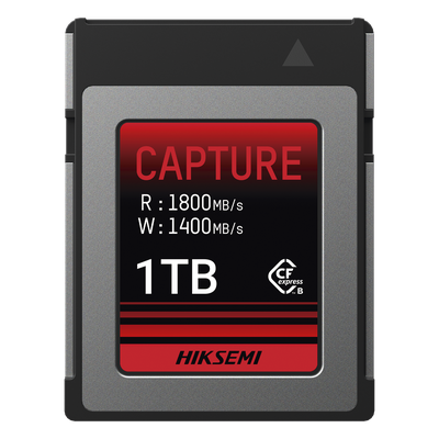 Memoria CFexpress Tipo B / 1 TB / 1800 MB/s Lectura / 1600 MB/s Escritura / Video 8K / PCIe Gen 3×2