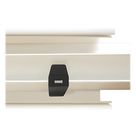 Clip sujetador para canaleta / Polietileno de baja densidad / Rango térmico -60°C a +90°C / Capacidad 40% EIA/TIA-569-A
