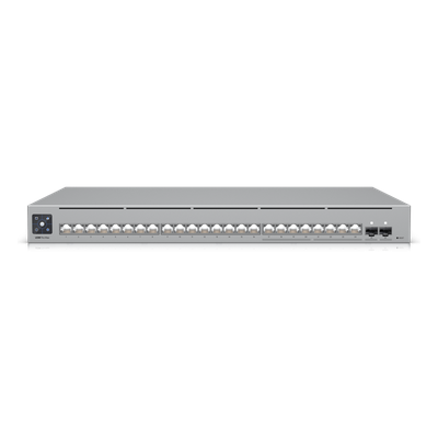 UniFi Switch Pro Max 24 – Switch Capa 3 con 24 Puertos (8 × 2.5 GbE y 16 × 1 GbE), 2 Puertos SFP+ 10G y Pantalla Informativa Integrada