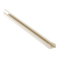 Canaleta LD10 de PVC rígido, con cinta adhesiva para instalación sin herramientas, de 38.4 x 24 x 2438 mm, Color Blanco Mate