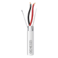 Carrete de 152 Metros (500 Pies) de Cable / 2 x 16 AWG / Blindado / Plenum / Color Blanco / Para Aplicaciones de Audio, Seguridad y Control