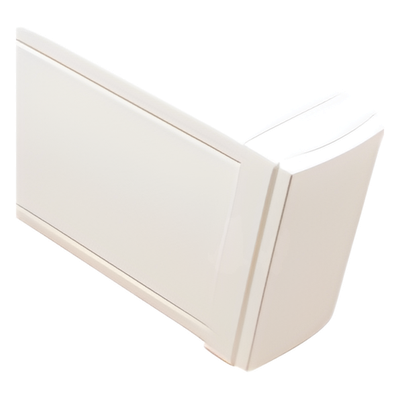 Tapa final en color blanco de PVC auto extinguible,  para canaleta TEK100 (5591-02001)