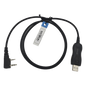 Cable de Programación USB / Conector 2 Pines 3.5mm/2.5mm / Longitud 1 m (3.3 ft) / Compatible Windows 98 a 11 / Radios Kenwood y TXPRO