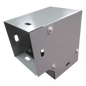 Derivación codo horizontal de 90 grados 65 x 65 mm, fabricado en lámina de acero al carbón