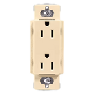 Receptáculo Dúplex / 15 A / 125 V / NEMA 5-15R / Sin Placa / Color Marfil