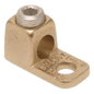 Conector de Cobre con tornillo de fijación para cable calibre 14 - 4 AWG y Tornillo de 1/4\".