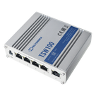 Switch Industrial No-Administrable / 5 Puertos Gigabit / 4 Puertos PoE+ 802.3af/at / 120W Total / -40°C a 75°C / Riel DIN / 115x32x95 mm (4.5x1.3x3.7 in)