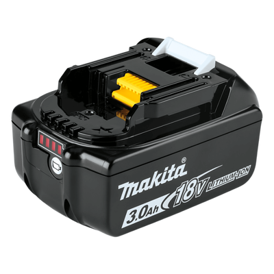 Batería LXT Litio-Ion de 18V 3 Ah, con led indicador de nivel de carga.