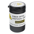 Bote para Deshechos de Fibra Óptica / 75 mm x 43 mm / PE / 80 ml / 2.95 x 1.69 in