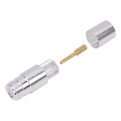 Conector N Hembra de Anillo Plegable para LP600, LMR-600, 7977A, CNT-600.