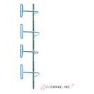 Antena Base VHF / 4 Dipolos / 138-174 MHz / Ganancia 6-9 dB / 16.2 x 3 ft / Resistencia Viento 281 km/h