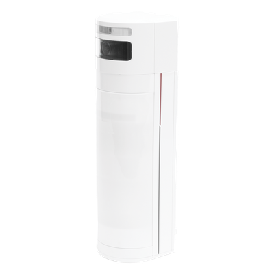 (AX PRO) CÁMARA + PIR Dual-Tech Exterior IP65 / Rango de Detección 15 mts / Ángulo de Cobertura Ajustable de 90° a 180° / Inmunidad a Mascotas 40 Kg