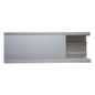 Canaleta de aluminio, 100 x 51 mm, tramo de 3m. (8401-81300)