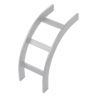 Accesorio de Escalerilla / Curva Vertical Interior / 12 in (305 mm) Ancho / Acero / Blanco