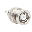 Conector BNC Macho Inverso / Anillo Plegable / Bronce Niquelado / Contacto Oro / Teflón / RG-58/U / RG-142/U