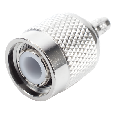 Conector TNC Macho de Anillo plegable  para cables RG-174/U, BELDEN 8216.