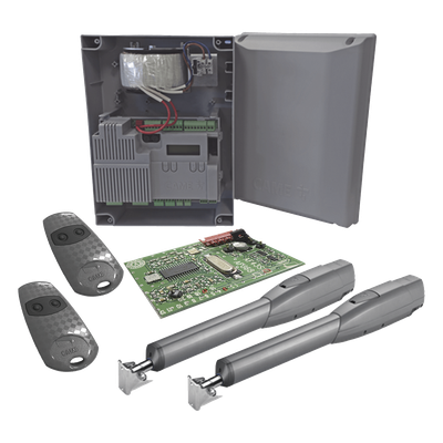 Kit de Operadores para Puertas Abatibles de hasta 3 Metros y 400 Kg ATS 3024 / Uso Intensivo