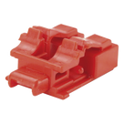 Kit de Bloqueo de Puertos / Fibra Óptica LC Duplex / 10 Unidades / Llave de Extracción Incluida / Color Rojo