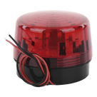 Luz Estroboscópica LED / 35 LEDs / 8 Patrones de Parpadeo / IP66 / 12-24 Vcc/Vca / Batería de Respaldo 9V