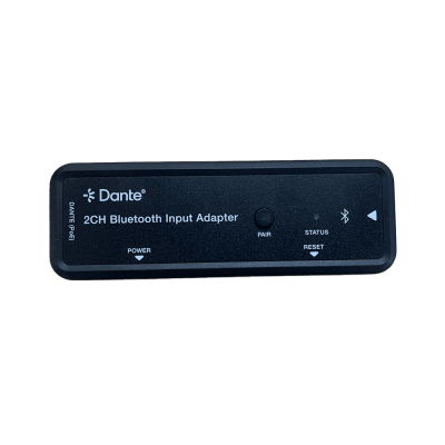 Extensor de Audio Dante® 2CH Bluetooth Input Adapter | Entrada Bluetooth 2 Canales | Salida Dante® Digital | Latencia Configurable 1-5 ms | Compatible HDMI 1.4 | HDCP 1.4 | PoE IEEE802.3af | Distan